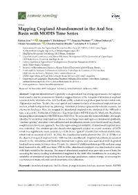 Mapping Cropland Abandonment in the Aral Sea Basin with MODIS Time Series