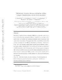 Relativistic Runaway Electron Avalanches Within Complex Thunderstorm Electric ﬁeld Structures