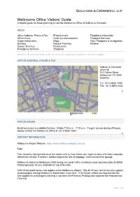 Visitor's Guide