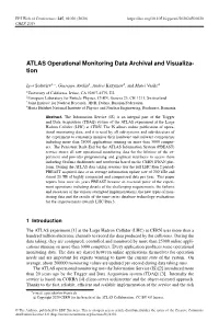 ATLAS Operational Monitoring Data Archival and Visualization