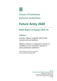 Future Army 2020