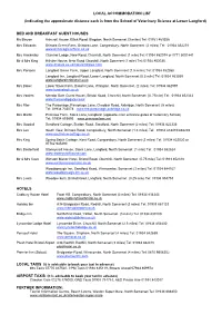 Local Accommodation List