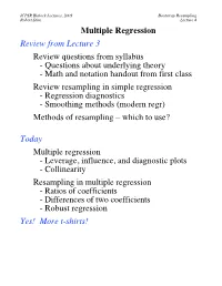 Multiple Regression