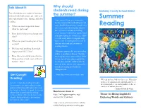 Summer Reading at Home