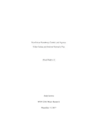Video Games and Andrew Norman's Play [Final Draft V.3]