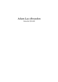 Adam Lay Ybounden Sebastian ADAMS