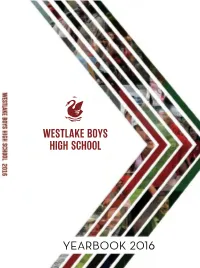 2016 WBHS Yearbook.Pdf