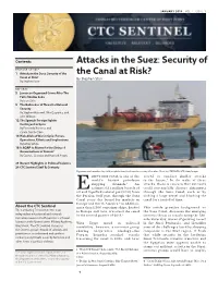 Attacks in the Suez: Security of the Canal at Risk?