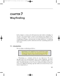 CHAPTER 7 Wayfinding