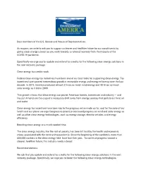 Dear Members of the U.S. Senate and House of Representatives: As