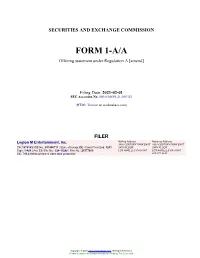 Legion M Entertainment, Inc. Form 1-A/A Filed 2021-02-01
