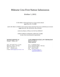 Mikisew Cree Submission