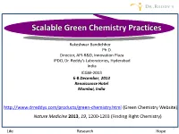 Scalable Green Chemistry Practices