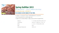 Spring Outfitter 2012 FYI Mechanical - 'Clean', Without Phototags