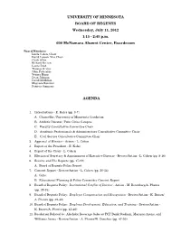 7-12 BOR Docket Sheet