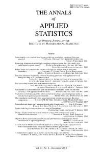 Applied Statistics