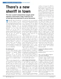 Theres a New Sheriff in Town Global Regulatory Enforcement After LIBOR