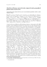 Alien Flora of Europe: Species Diversity, Temporal Trends, Geographical Patterns and Research Needs