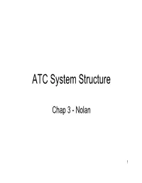 ATC Airspace System Structure
