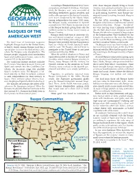 Basques of the American West