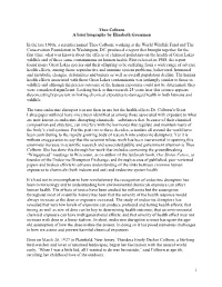 Colborn Bio Short Version FINAL Formatted