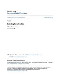 Detecting Kernel Rootkits