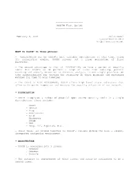 OSSIM Fast Guide