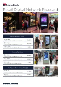 Retail Digital Network Ratecard