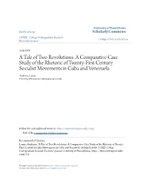 A Tale of Two Revolutions: a Comparative Case Study of The
