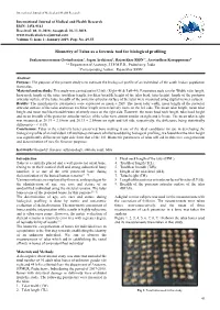 Biometry of Talus As a Forensic Tool for Biological Profiling