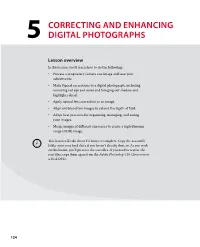 Correcting and Enhancing Digital Photographs 6 Compare the 05B Start.Psd and 05B End.Psd Thumbnail Previews