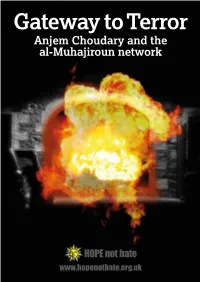 Gateway to Terror Anjem Choudary and the Al-Muhajiroun Network