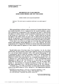 Heuristics on Class Groups: Some Good Primes Are Not Too Good