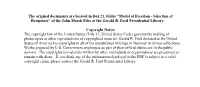 Medal of Freedom - Selection of Recipients” of the John Marsh Files at the Gerald R