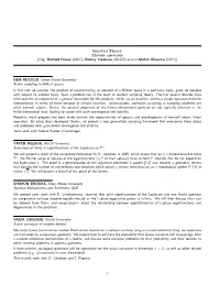 Org: Richard Froese (UBC), Dmitry Jakobson (Mcgill) And/Et Mahta Khosravi (UBC