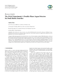 The Warp Experiment: a Double-Phase Argon Detector for Dark Matter Searches