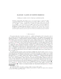 Bi-Atomic Classes of Positive Semirings