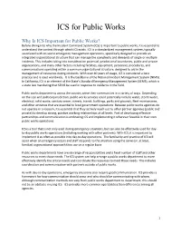 ICS for Public Works