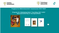 Program for Folkehelsearbeid I Kommunene 2017-2027