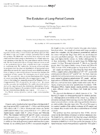 The Evolution of Long-Period Comets