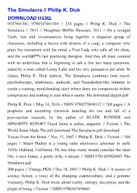 The Simulacra // Philip K. Dick