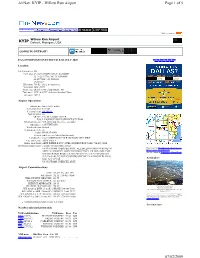 Airnav.Com 2009. FAA Information Effective 07/02/2009 Re Willow Run