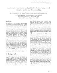 Assessing the Quantitative and Qualitative Effects of Using Mixed