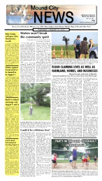 Holt County Court News the Following Cases Were Intoxication - Persistent Of- Scheduled