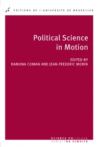Political Science in Motion and JEAN-FREDERIC MORIN R a E M D I O T N I a O