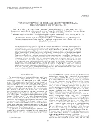 Article Taxonomic Revison of the Basal Neornithischian Taxa Thescelosaurus and Bugenasaura