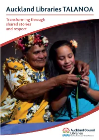 Auckland Libraries TALANOA
