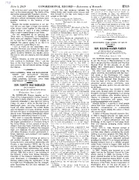 CONGRESSIONAL RECORD— Extensions of Remarks E715 HON