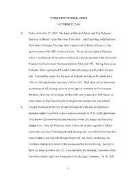Interview of Robert Boyce