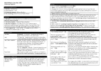 Rebel Without a Cause Knowledge Organiser